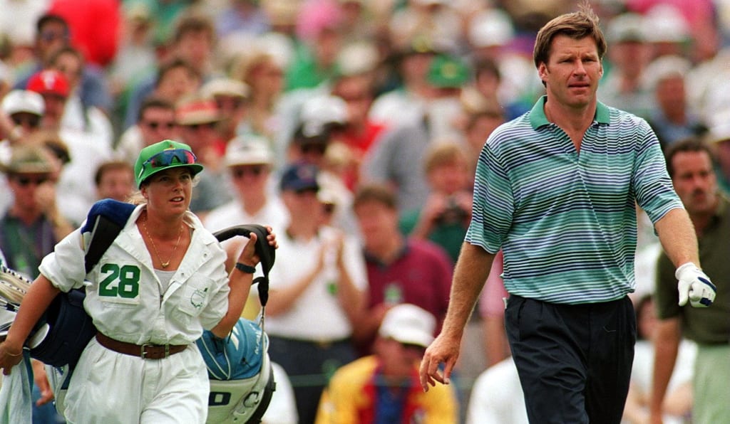 Fanny Suneson gewann mit Sir Nick Faldo zwei Masters Titel, 1990 und 1996. (Foto: Getty)