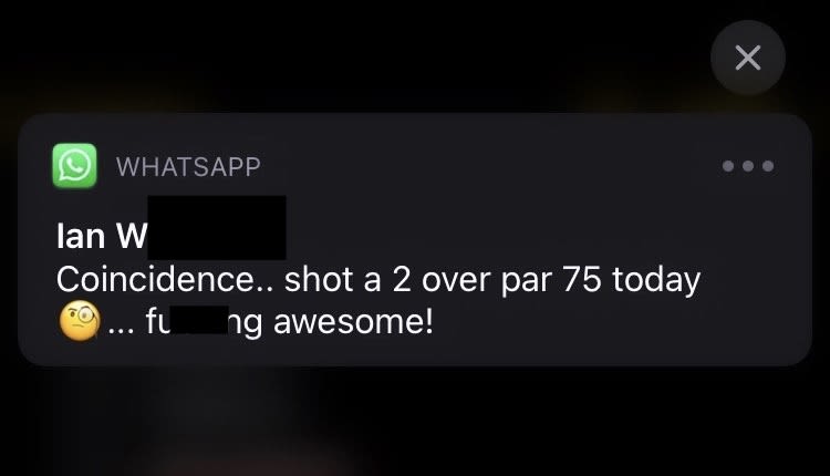 Auf seinem Heimatplatz ein Par 73.