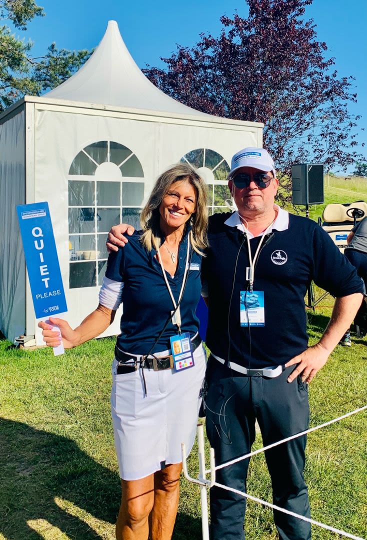 Ohne Volunteers wie Petra oder Starter Mathias wäre ein Turnier wie die Porsche European Open gar nicht möglich! (Alle Fotos: Claudia Salowski)