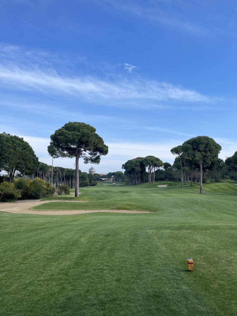 Bahn 18 auf dem Montgomerie MAXX Royal in Belek