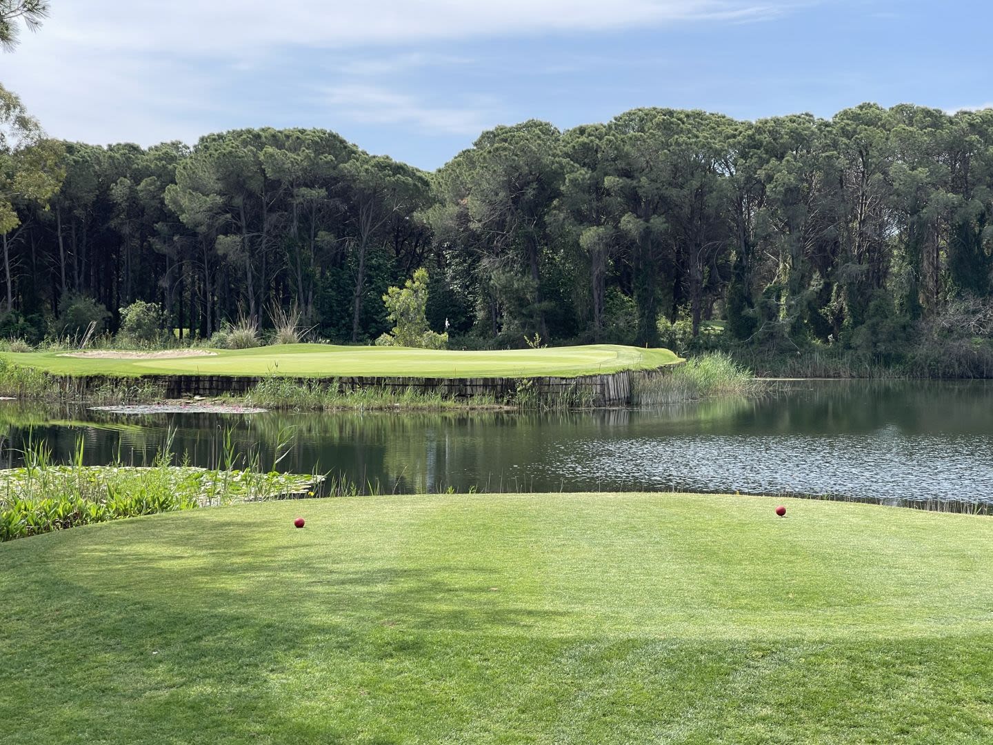 Inselgrün auf dem National Golf Club