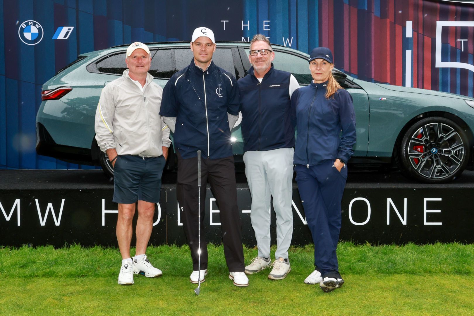 Unser Fligt mit Martin Kaymer, Sandra, Thomas und mir