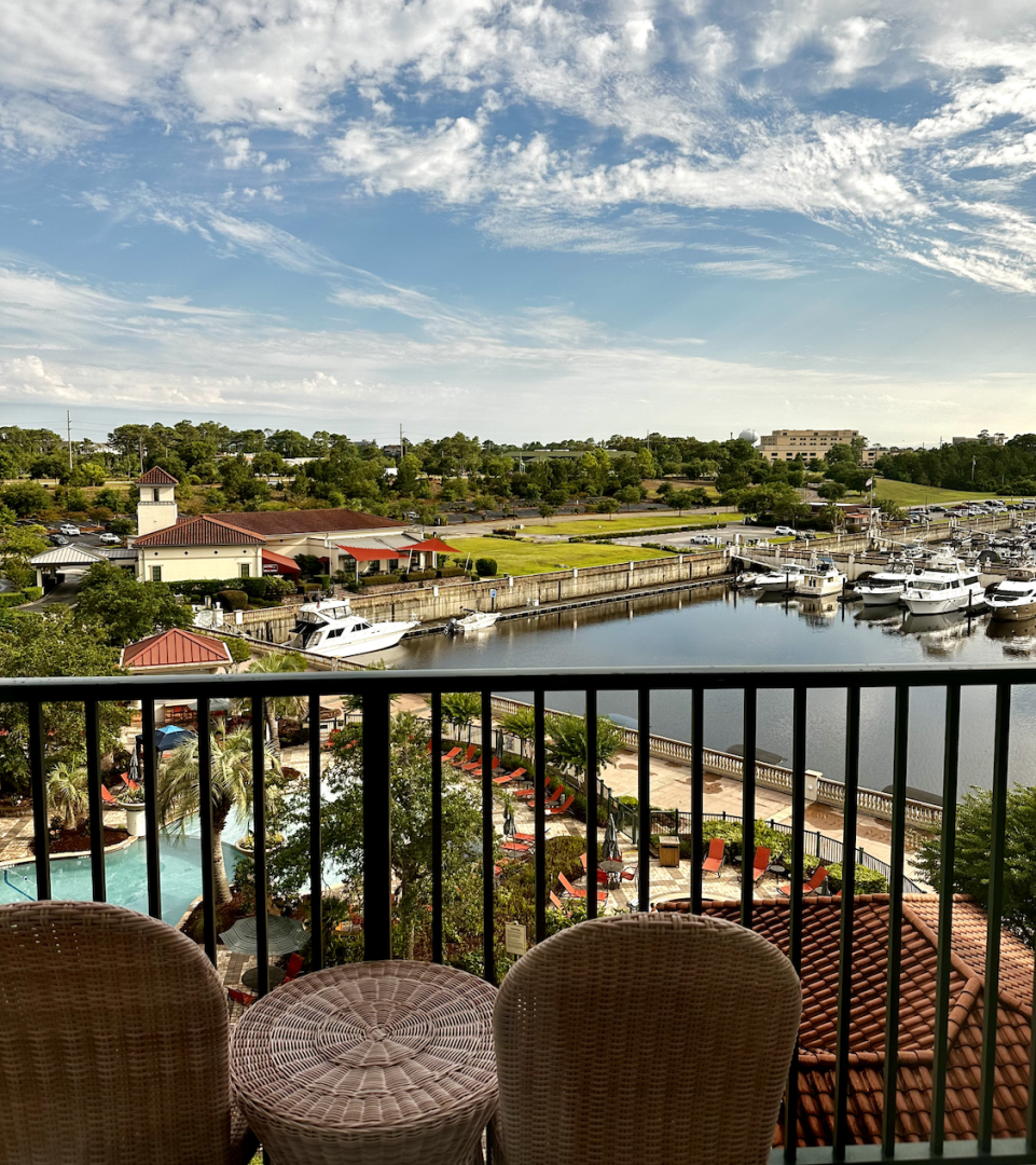 Der Ausblick von unserem Zimmer im Marina Inn at Grande Dunes