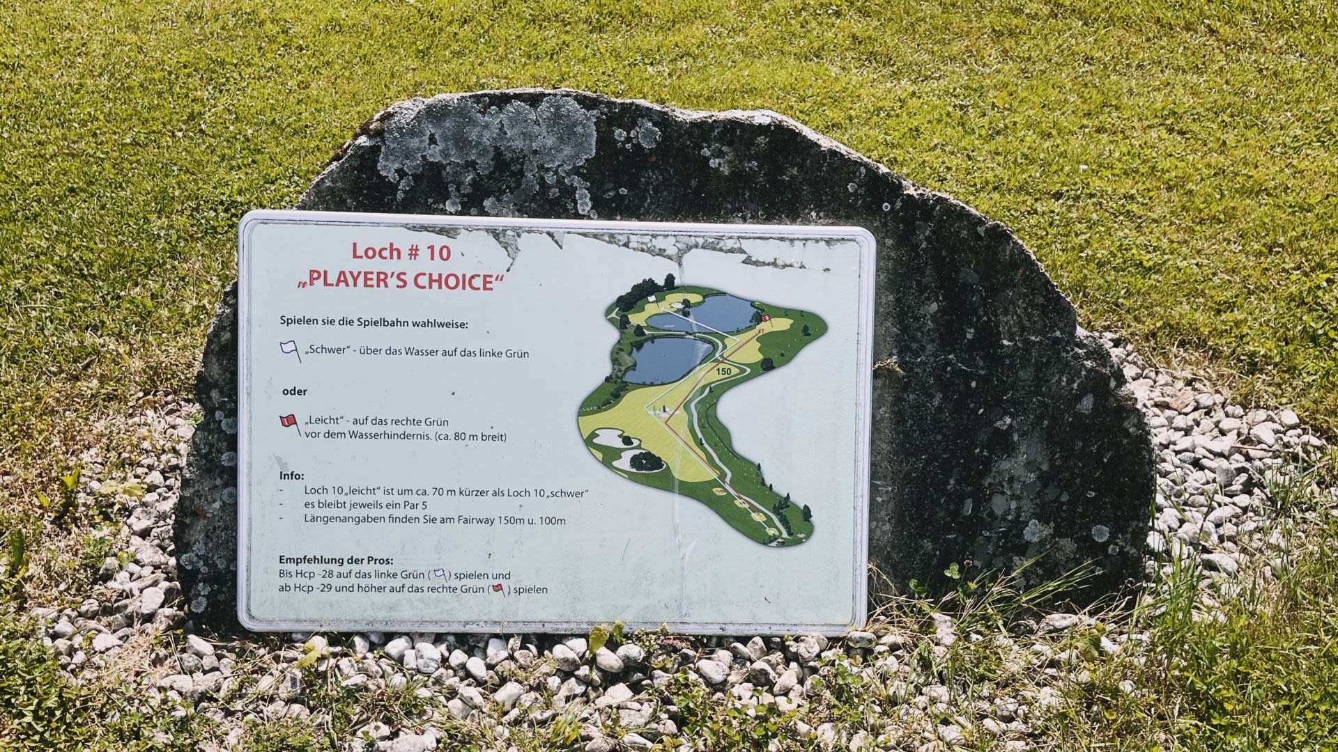 Golfclub Eugendorf: "Player's Choice" an Bahn 10