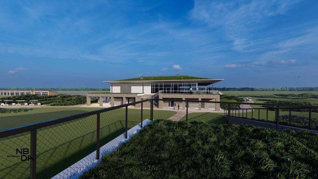 Der Entwurf des neuen Clubhauses ist ein Design von NBDA Architects. (Foto: Dundonald Links) 