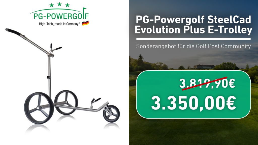 PG-Powergolf Evolution Plus E-Trolleys (Quelle: Golf Post)