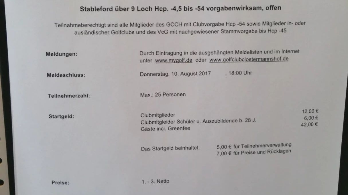 Golfanlage Clostermanns Hof