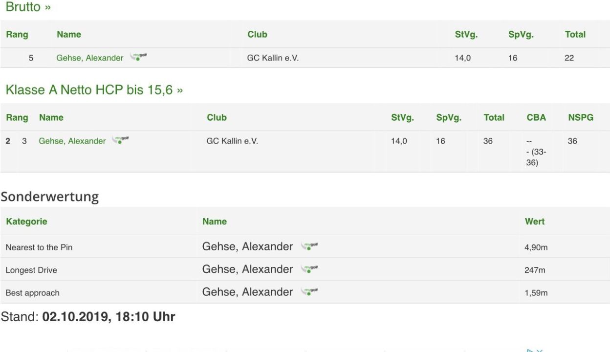 Golfclub Kallin e.V.