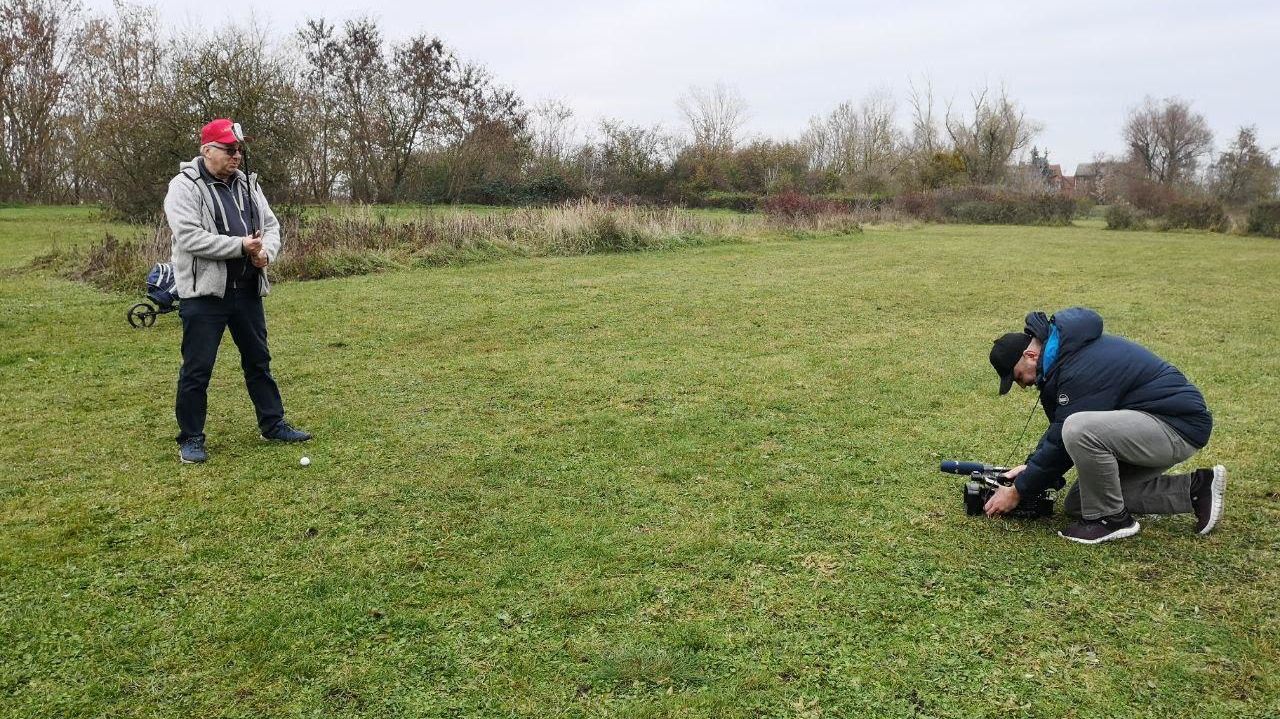 Wir waren im Fernsehen und ich...