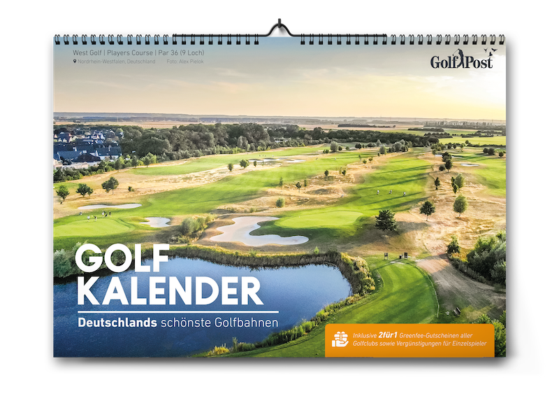 Der Golfkalender 2020 - jetzt vorbestellen zum Sonderpreis. (Foto: Golf Post)