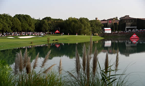 SHANGHAI, CHINA - OCTOBER 31:  A general view of the 9th green during the first round of the WGC HSBC Champions at Sheshan International Golf Club on October 31, 2019 in Shanghai, China. (Photo by Ross Kinnaird/Getty Images)