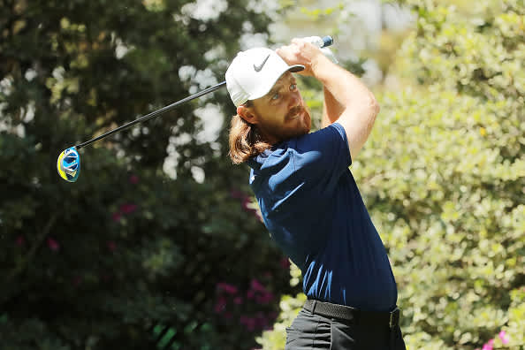 MEXICO CITY, MEXICO - FEBRUARY 23: Tommy Fleetwood of England plays his shot from the fourth tee during the third round of World Golf Championships-Mexico Championship at Club de Golf Chapultepec on February 23, 2019 in Mexico City, Mexico. (Photo by Hector Vivas/Getty Images)