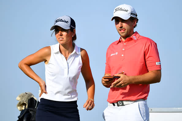 ATZENBRUGG, AUSTRIA - JULY 10: Nicolai von Dellingshausen of Germany waits on the 18th hole during day two of the Austrian Open at Diamond Country Club on July 10, 2020 in Atzenbrugg, Austria. (Photo by Stuart Franklin/Getty Images)