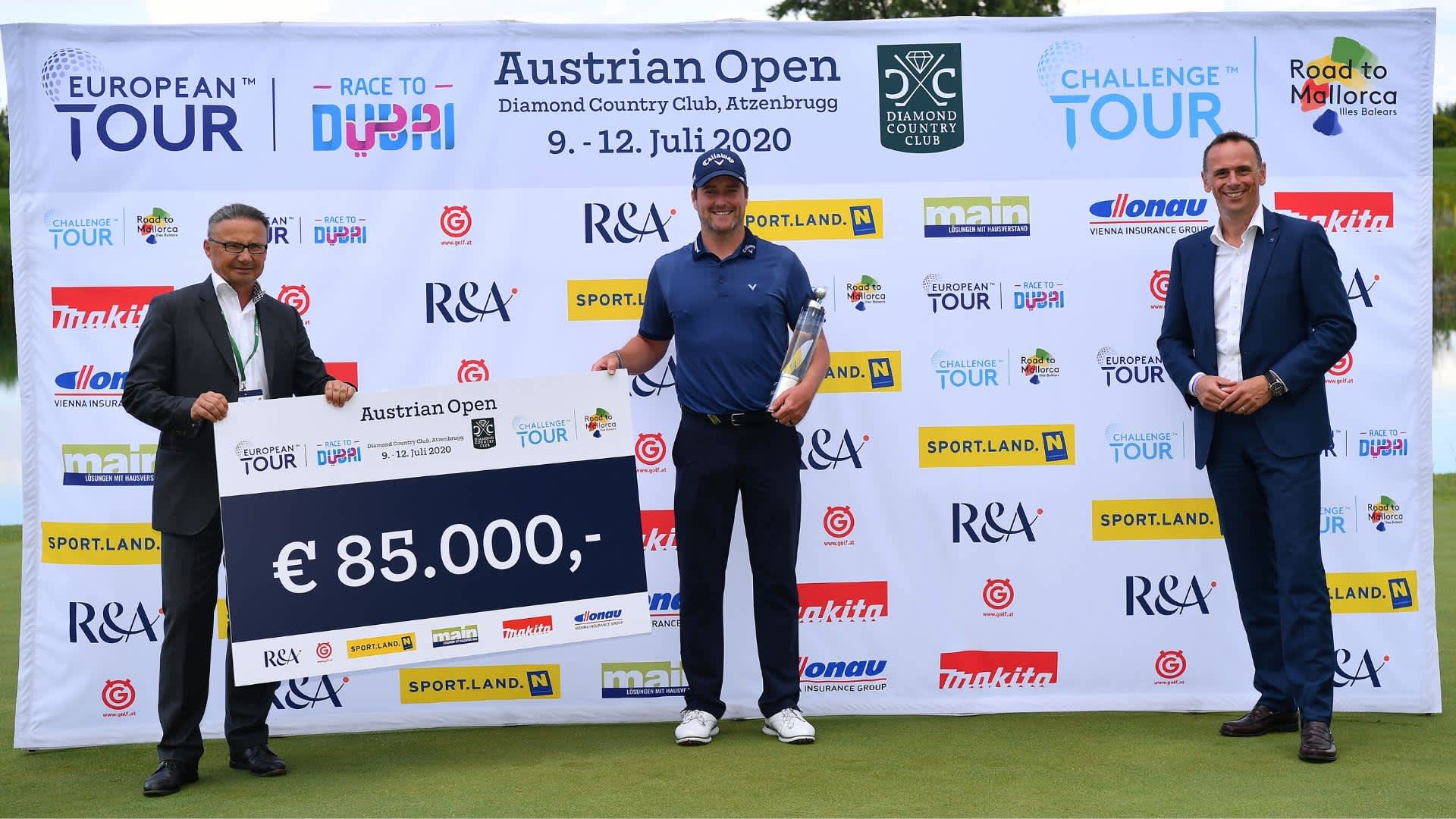 European Tour: Marc Warren wins the Austrian Open European Tour: Marc Warren wins the Austrian Open