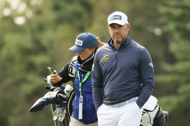 MAMARONECK, NEW YORK - SEPTEMBER 15: Lee Westwood of England looks on during a practice round prior to the 120th U.S. Open Championship on September 15, 2020 at Winged Foot Golf Club in Mamaroneck, New York. (Photo by Gregory Shamus/Getty Images)