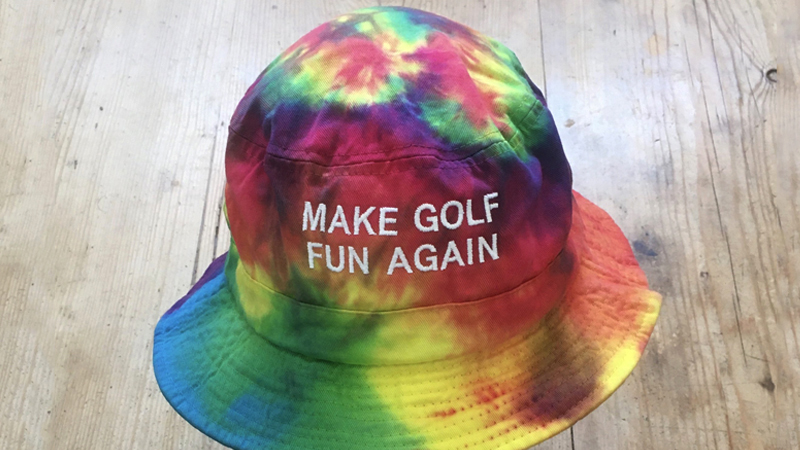 Make Golf Fun Again - Tie Dye Bucket Hat