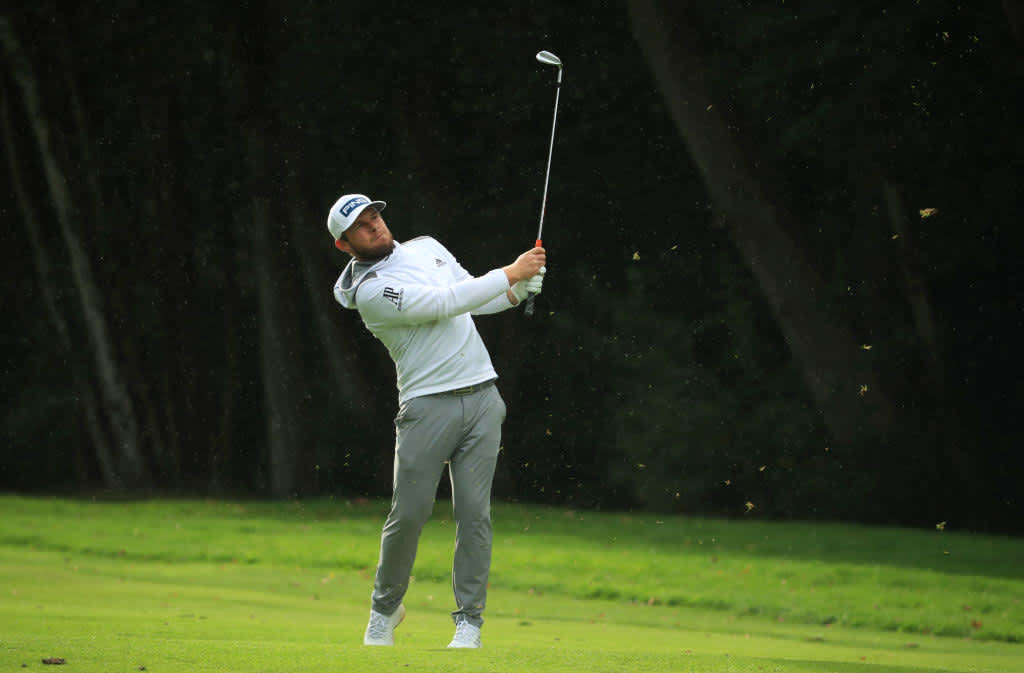 European Tour: Tyrrell Hatton currently 1 after an third at the BMW PGA Championship.