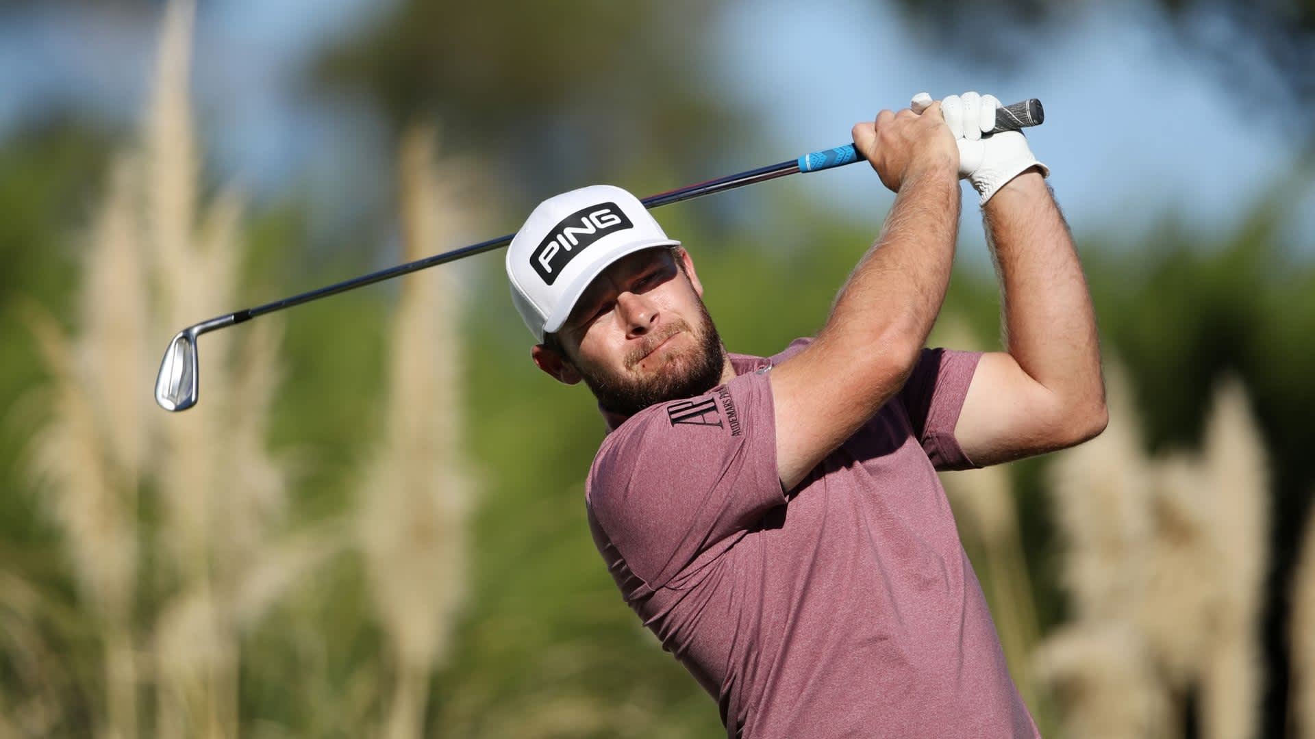 PGA Tour: Tyrrell Hatton currently T6 after a third round 73 at the The CJ Cup @ Shadow Creek. PGA Tour: Tyrrell Hatton currently T6 after a third round 73 at the The CJ Cup @ Shadow Creek.