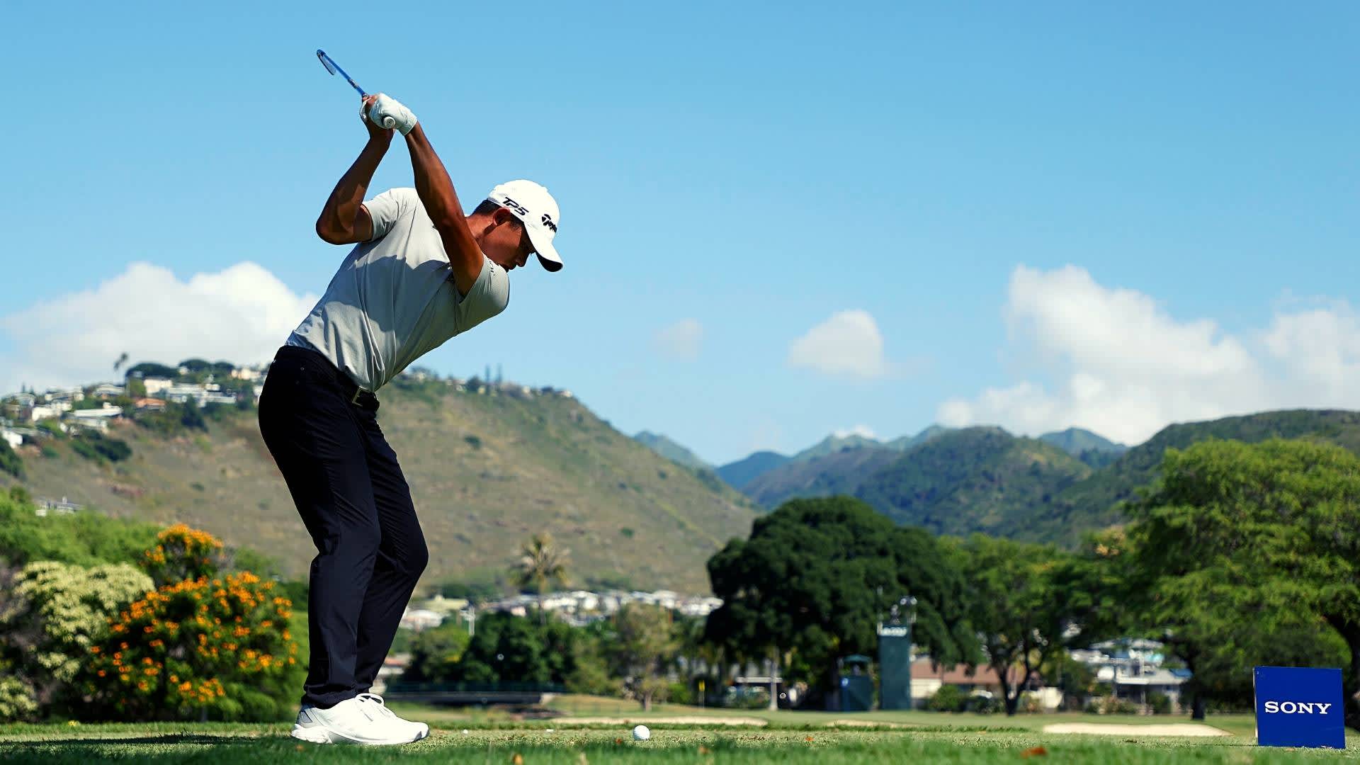 PGA Tour: Ben Taylor currently after an second at the Sony Open in Hawaii.