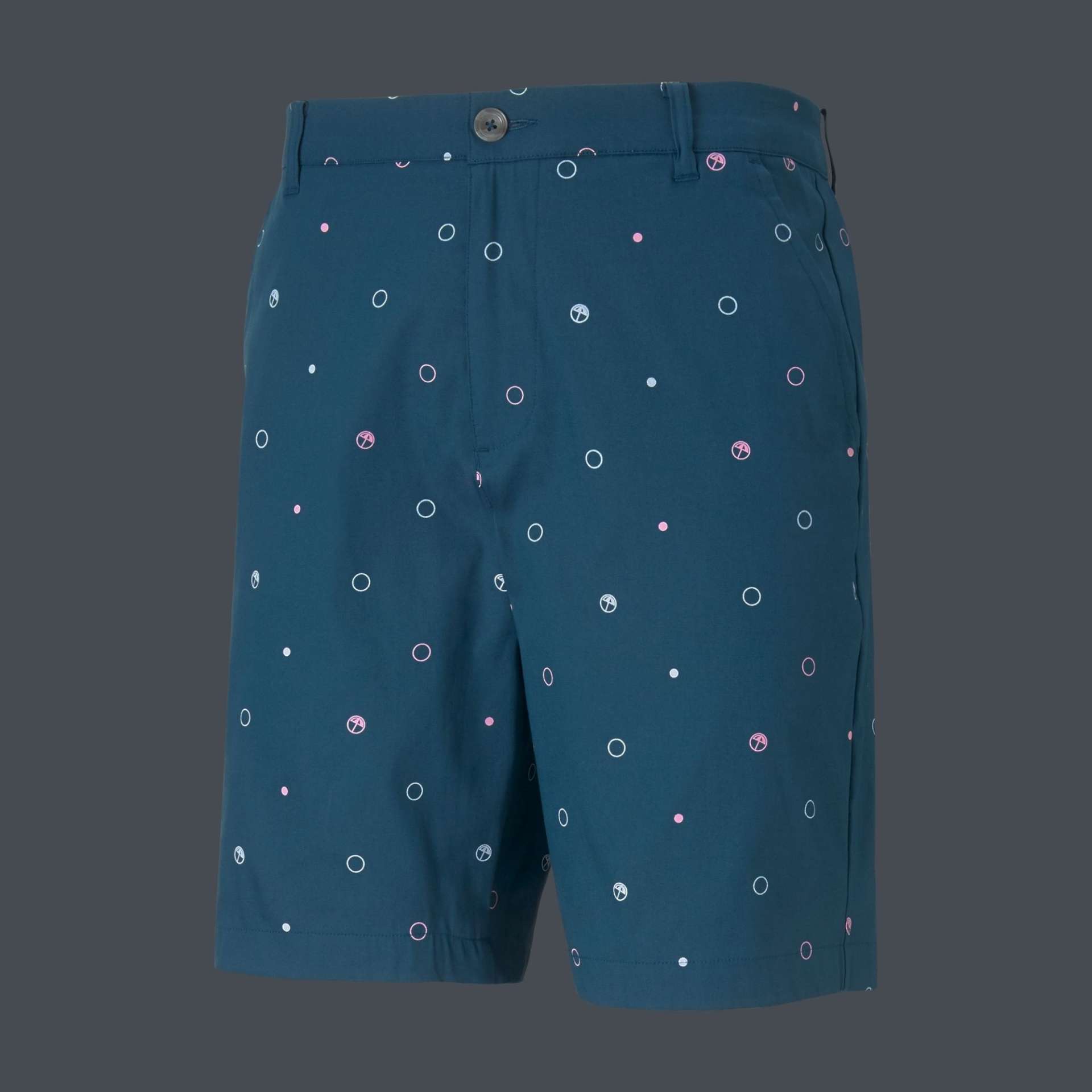 Die Regenschirme auf dieser Shorts bieten zwar keinen Schutz vor Regen, allerdings bewahren sie sicher vor Stil-Fauxpas. 

Die "AP Full Circle Short" ist für 109,95€ erhältlich. 


(Foto: Puma Golf)