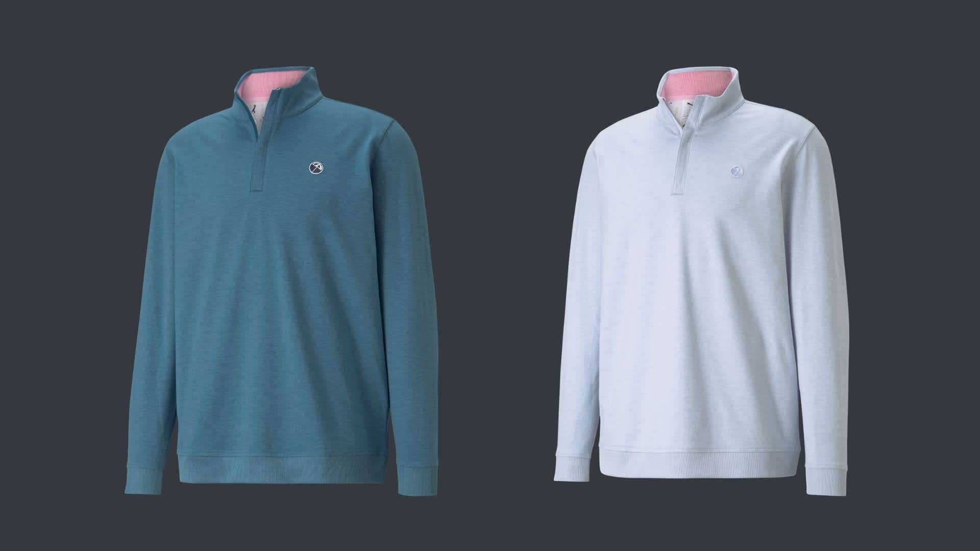 Eines der Lieblingsstücke Palmers waren die klassischen Cardigans, da durfte so einer natürlich nicht fehlen. In dunkelblau oder grau designt, bekommt der Cardigan von Puma ein Make-Over.

Der "AP Cloudspun Clubhouse ¼ Zip" ist für 169,95€ erhältlich.


(Foto: Puma Golf)