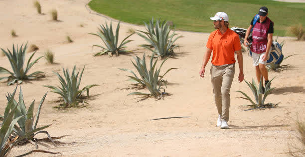 DOHA, QATAR - MARCH 13: Kalle Samooja of Finland walks to the seventh hole during the third round of the Commercial Bank Qatar Masters at Education City Golf Club on March 13, 2021 in Doha, Qatar. (Photo by Warren Little/Getty Images)