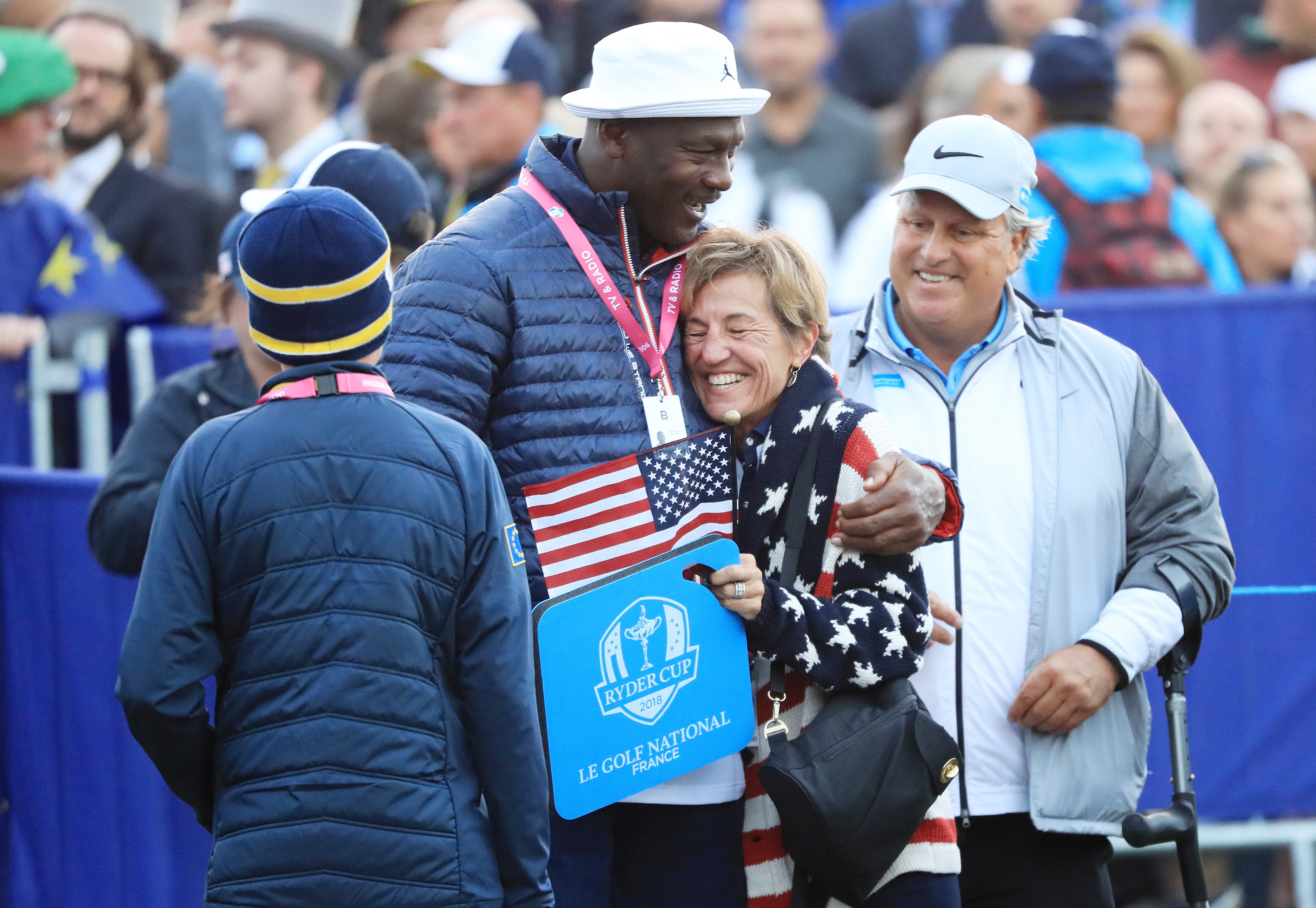 Michael Jordan beim Ryder Cup. (Foto: Getty)