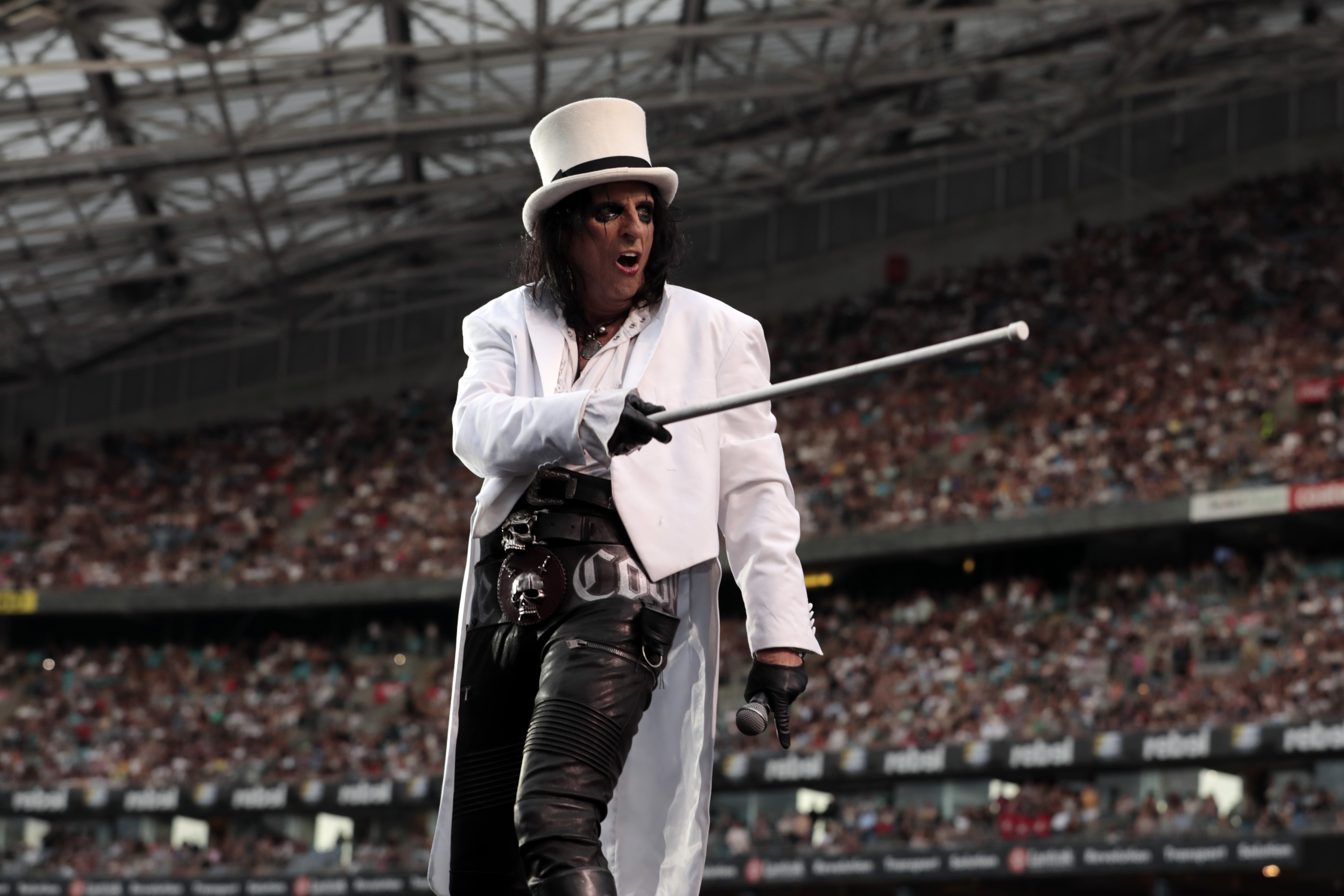 Alice Cooper bei einem Konzert in Australien. (Foto: Getty)