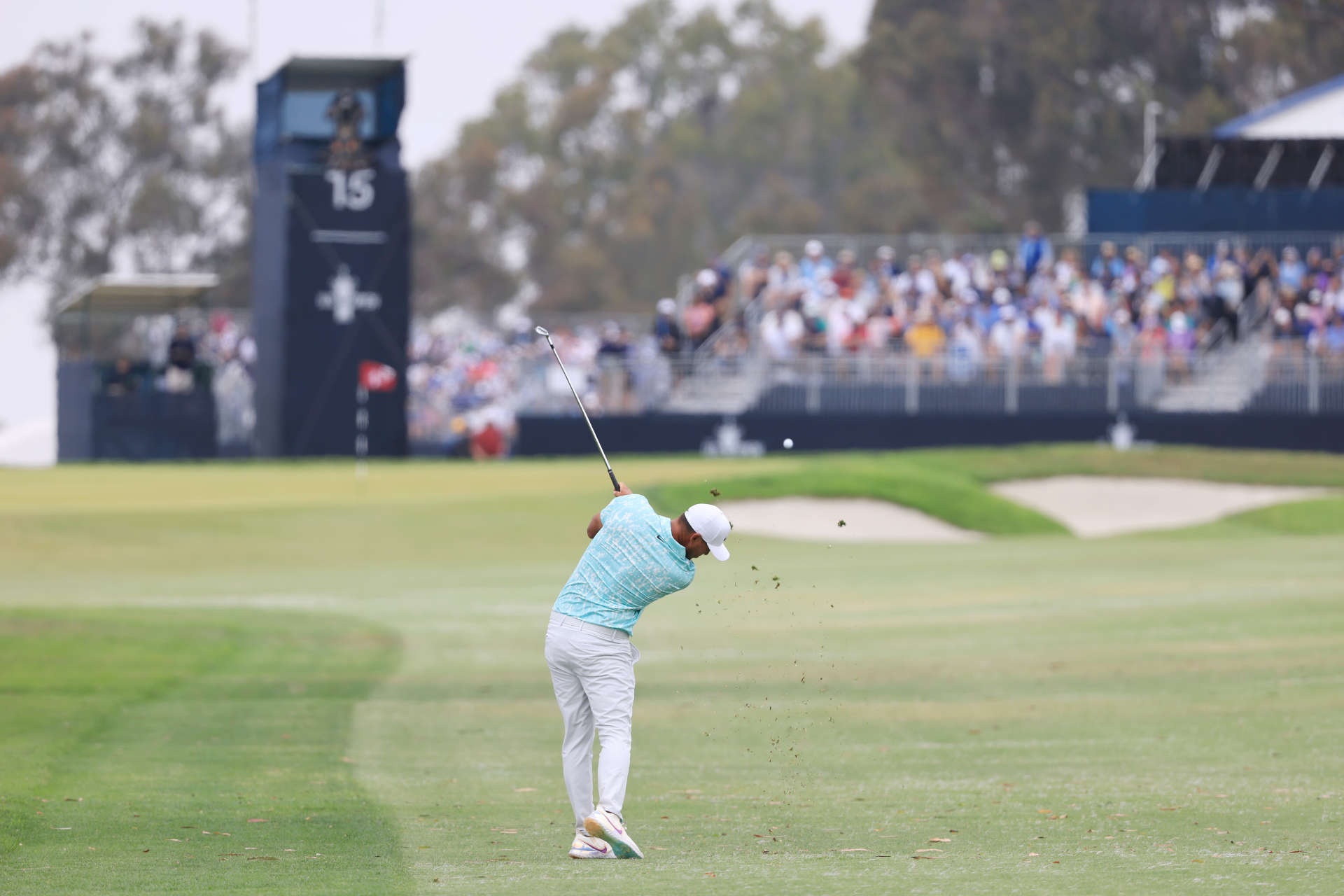 Brooks Koepka spielt auf das 15. Grün