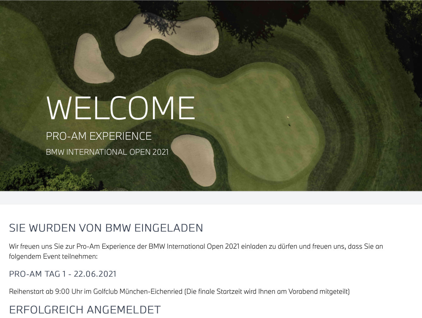 Once-in-a-Lifetime ein Pro-Am spielen ~ oder das Spiel mit den Großen, Teil 2