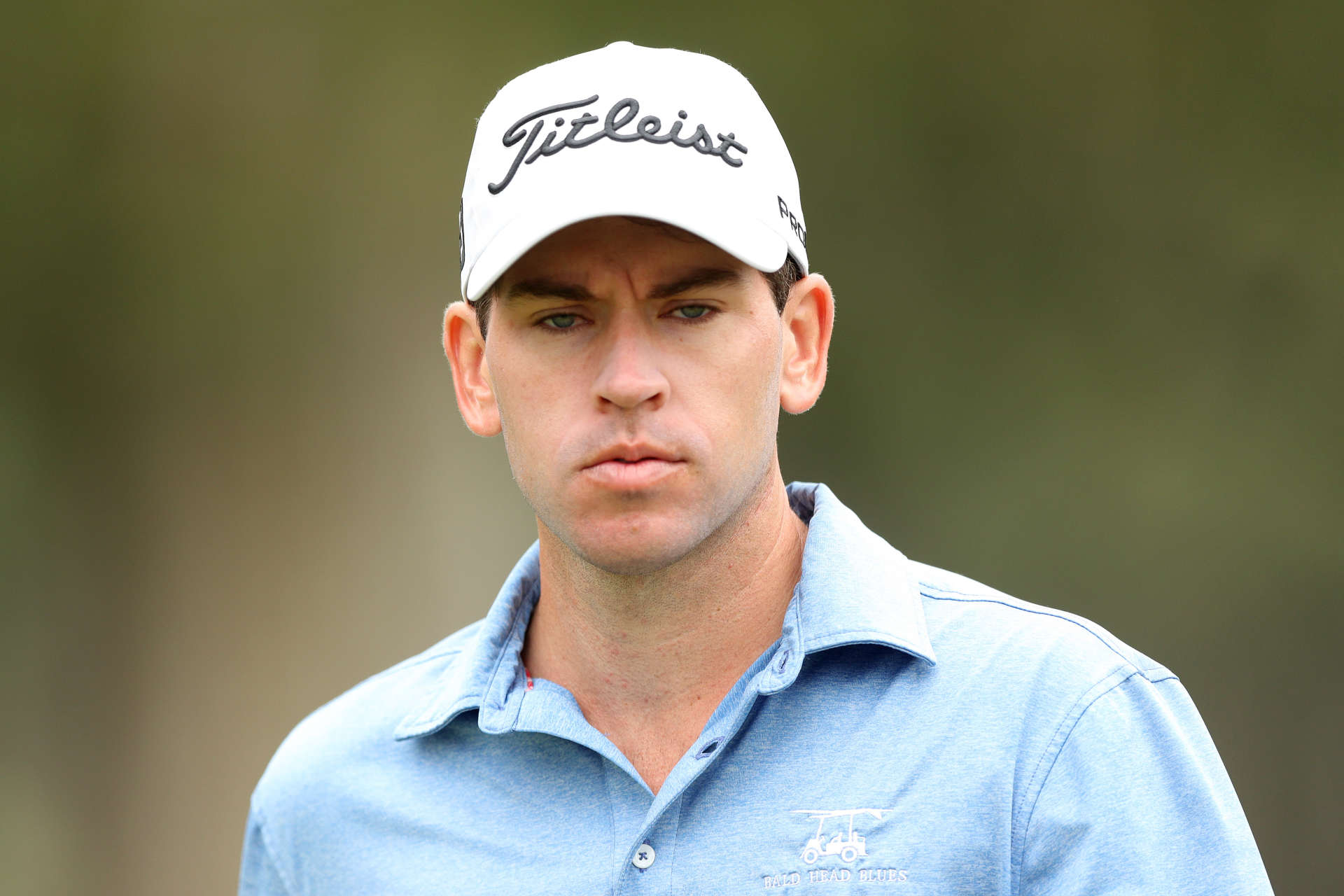 NAPA, CALIFORNIA - SEPTEMBER 17: Ben Kohles walks on the 17th hole during round two of the Fortinet Championship at Silverado Resort and Spa on September 17, 2021 in Napa, California. (Photo by Meg Oliphant/Getty Images)