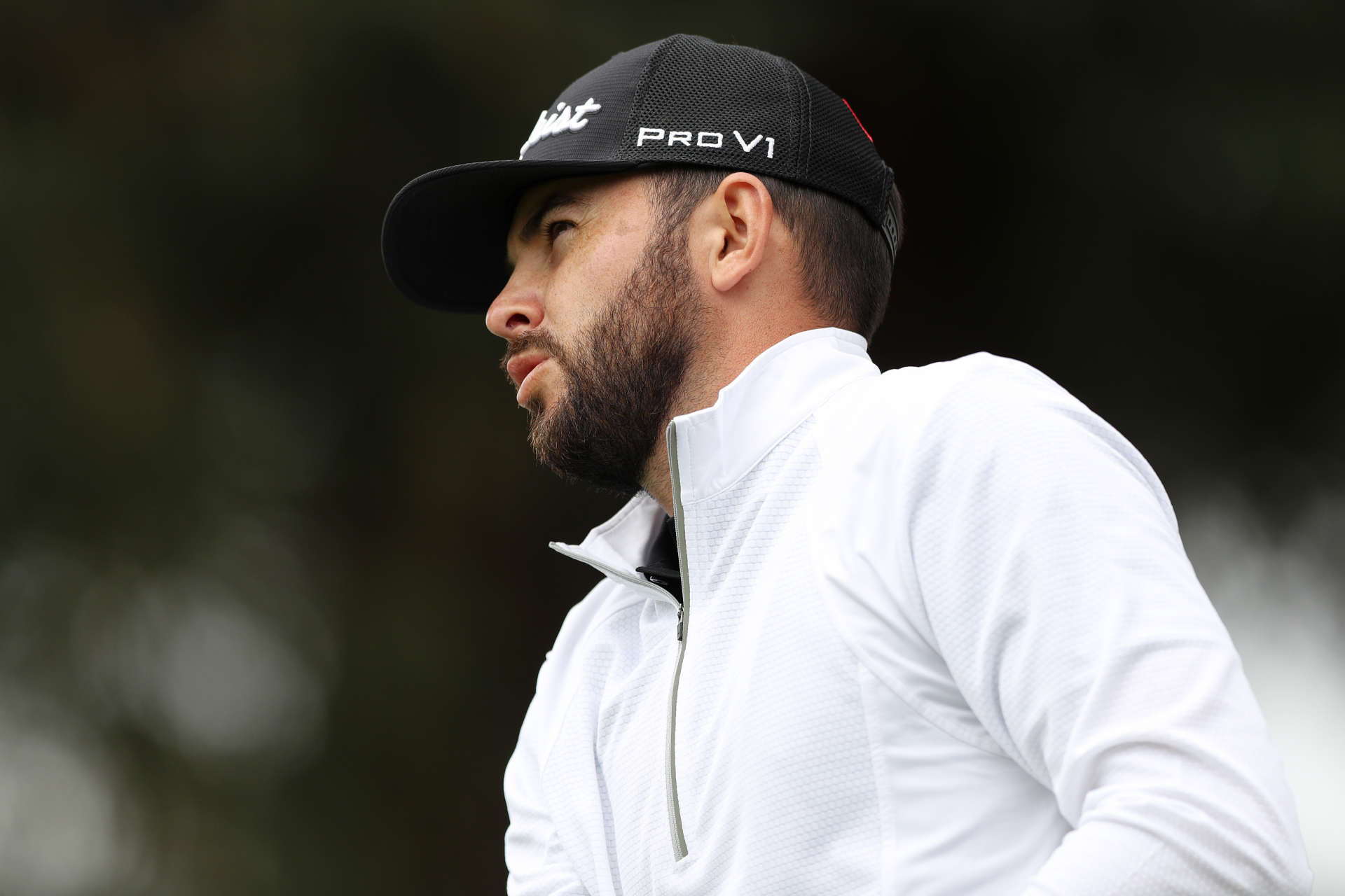 NAPA, CALIFORNIA - SEPTEMBER 17: Hayden Buckley hits his tee shot on the 17th hole during round two of the Fortinet Championship at Silverado Resort and Spa on September 17, 2021 in Napa, California. (Photo by Meg Oliphant/Getty Images)