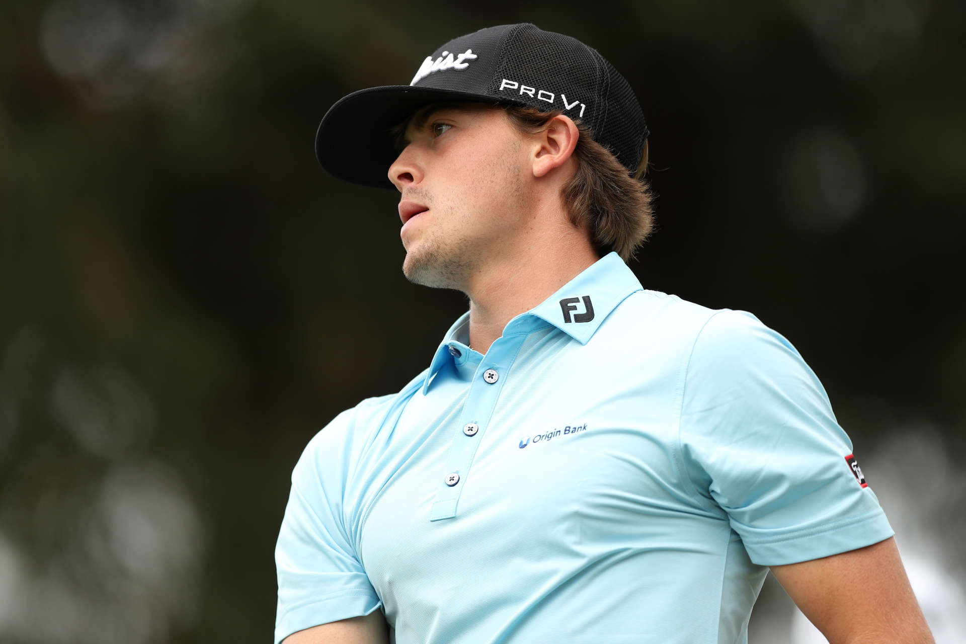 NAPA, CALIFORNIA - SEPTEMBER 17: Turk Pettit hits his tee shot on the 17th hole during round two of the Fortinet Championship at Silverado Resort and Spa on September 17, 2021 in Napa, California. (Photo by Meg Oliphant/Getty Images)