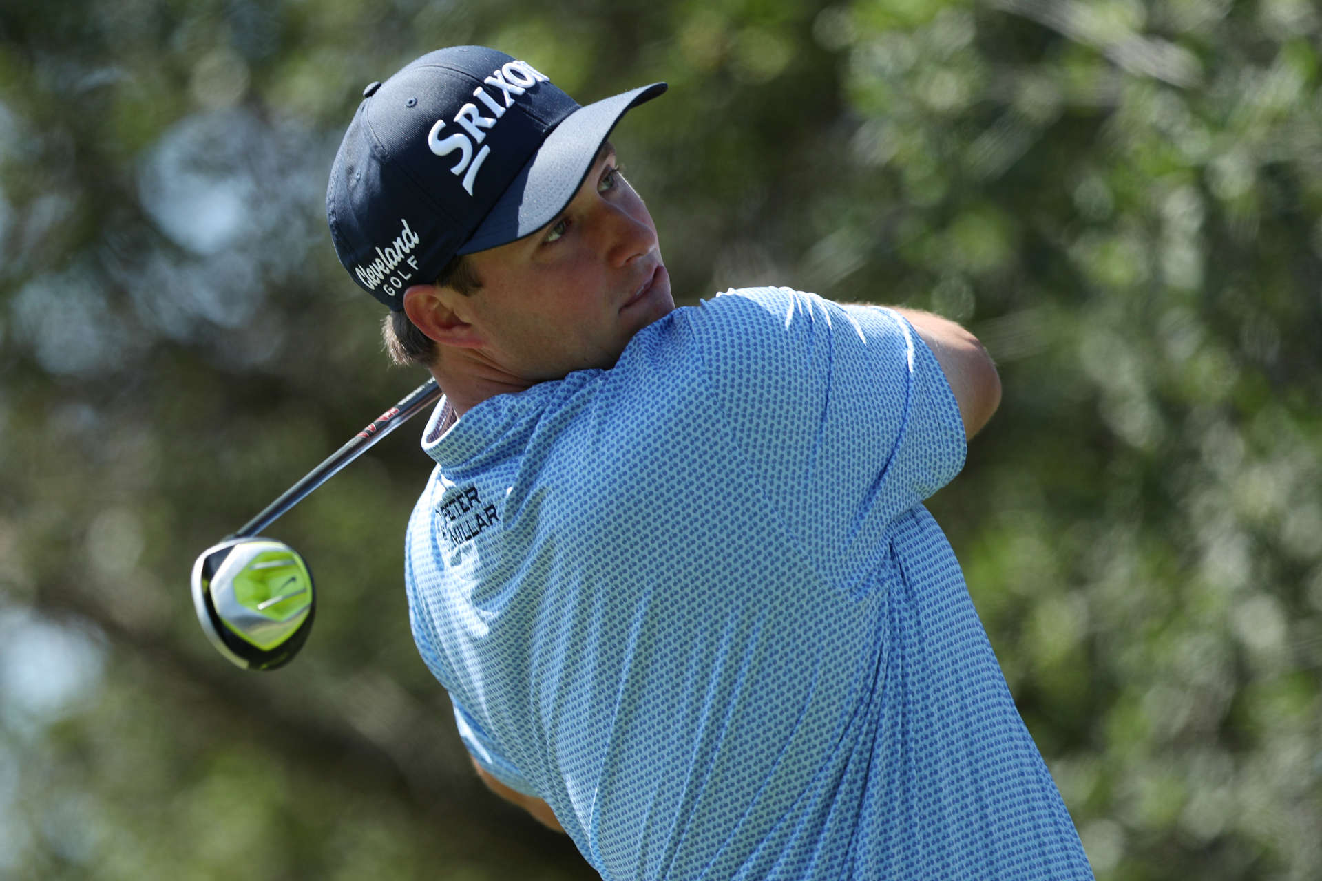 NAPA, CALIFORNIA - SEPTEMBER 17: Sepp Straka hits his tee shot on the fourth hole during round two of the Fortinet Championship at Silverado Resort and Spa on September 17, 2021 in Napa, California. (Photo by Meg Oliphant/Getty Images)