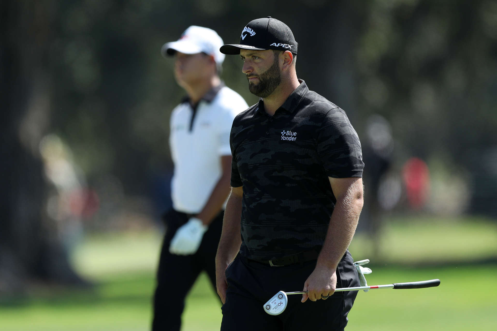 NAPA, CALIFORNIA - SEPTEMBER 17: Jon Rahm of Spain walks on the third hole during round two of the Fortinet Championship at Silverado Resort and Spa on September 17, 2021 in Napa, California. (Photo by Meg Oliphant/Getty Images)