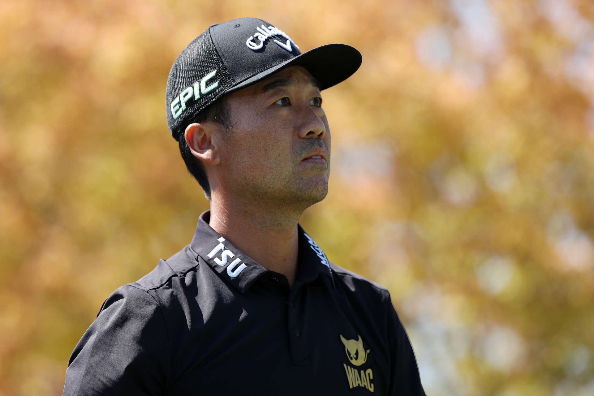 NAPA, CALIFORNIA - SEPTEMBER 17: Kevin Na walks on the first hole during round two of the Fortinet Championship at Silverado Resort and Spa on September 17, 2021 in Napa, California. (Photo by Meg Oliphant/Getty Images)