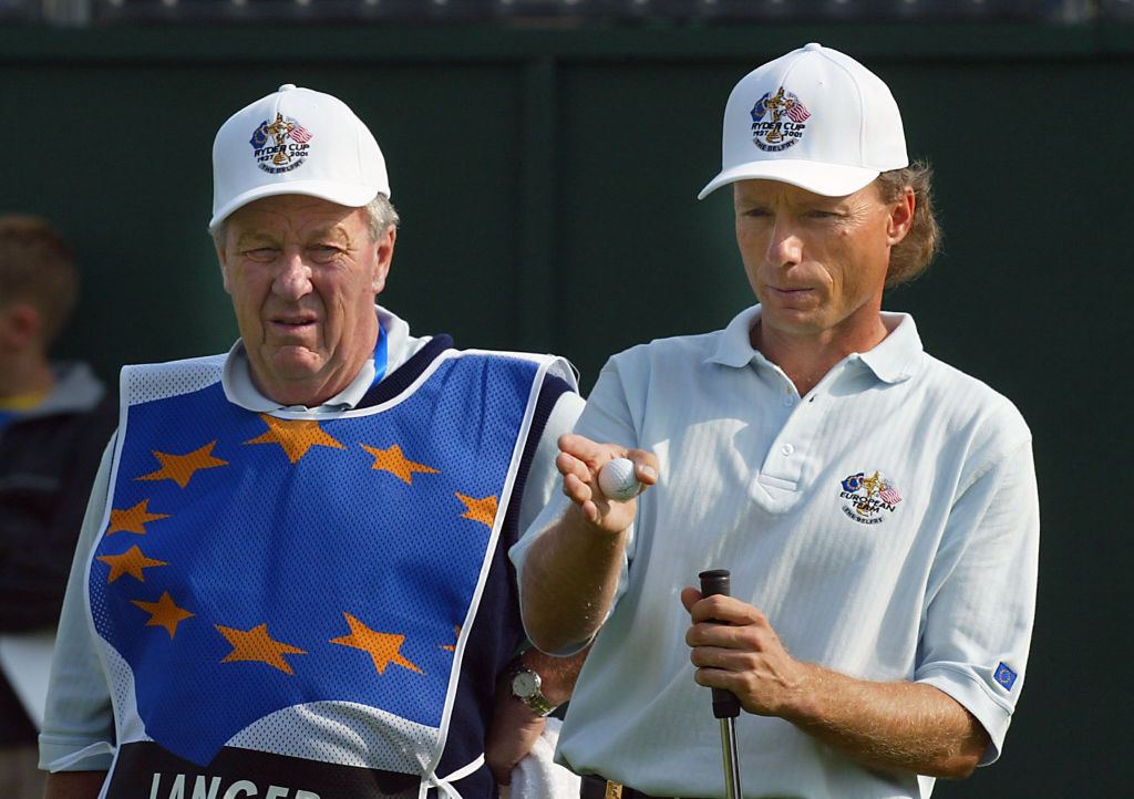 Bernhard Langer beim Ryder Cup 2002. (Foto: Getty)