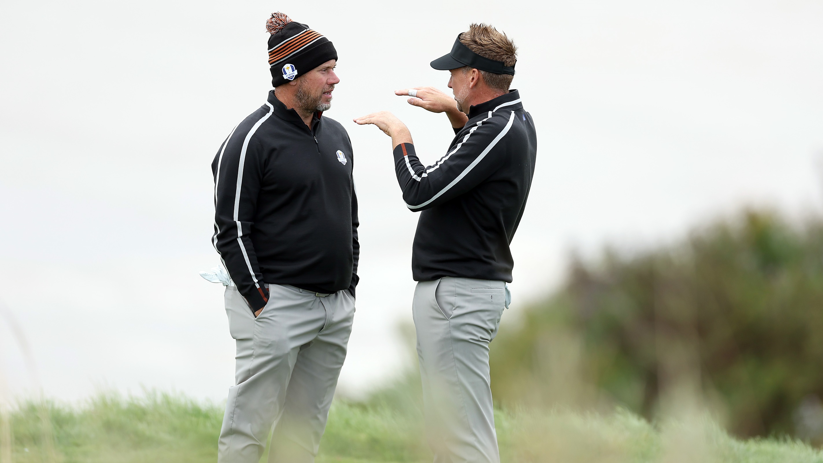 2021 war wohl der letzte Auftritt beim Ryder Cup für Lee Westwood (links, 48 Jahre alt) und Ian Poulter (45). (Foto: Getty)