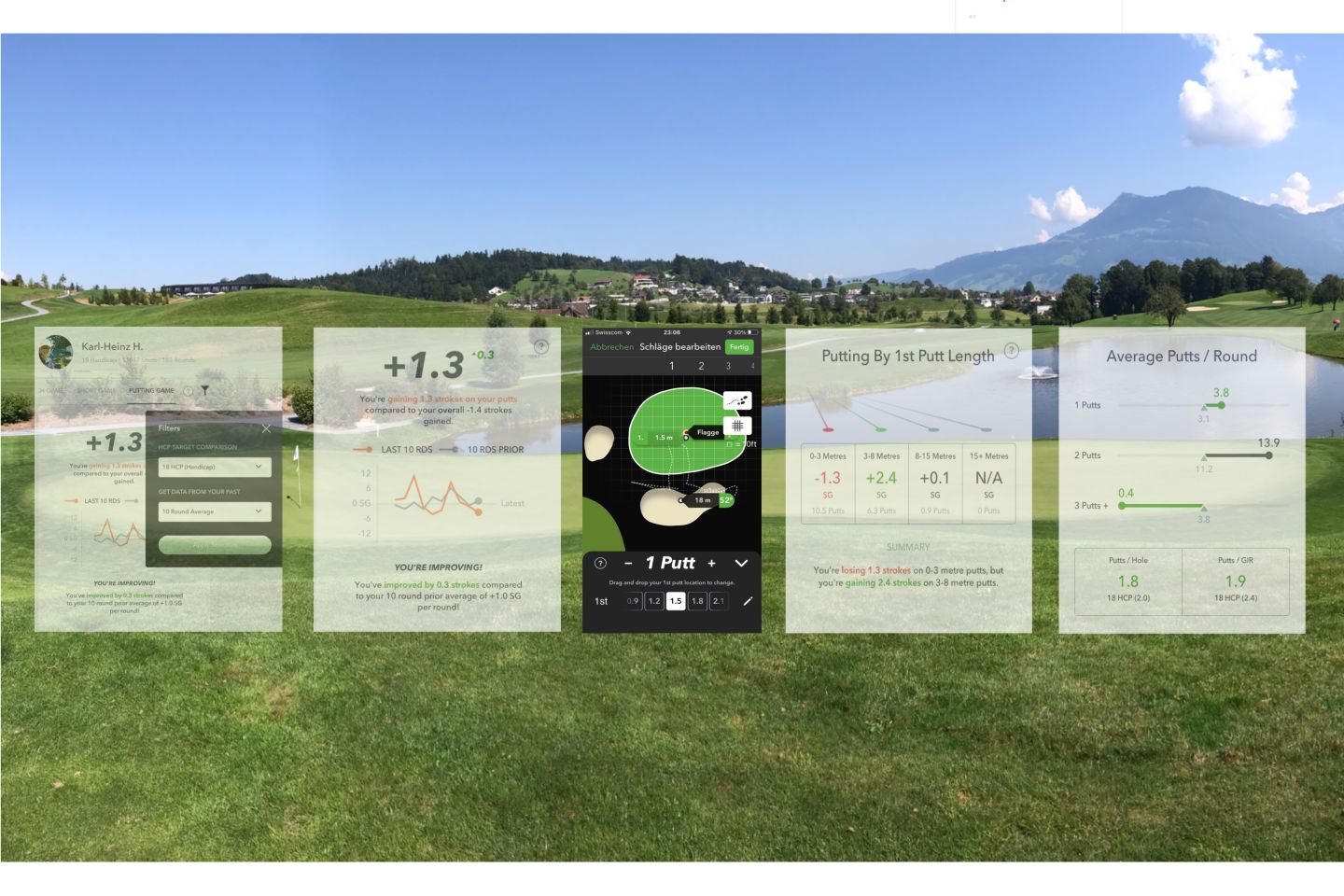 Drive for show, putt for dough!