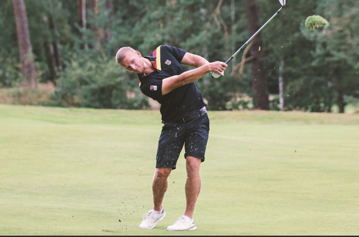 Now on the tee: Nick Bachem