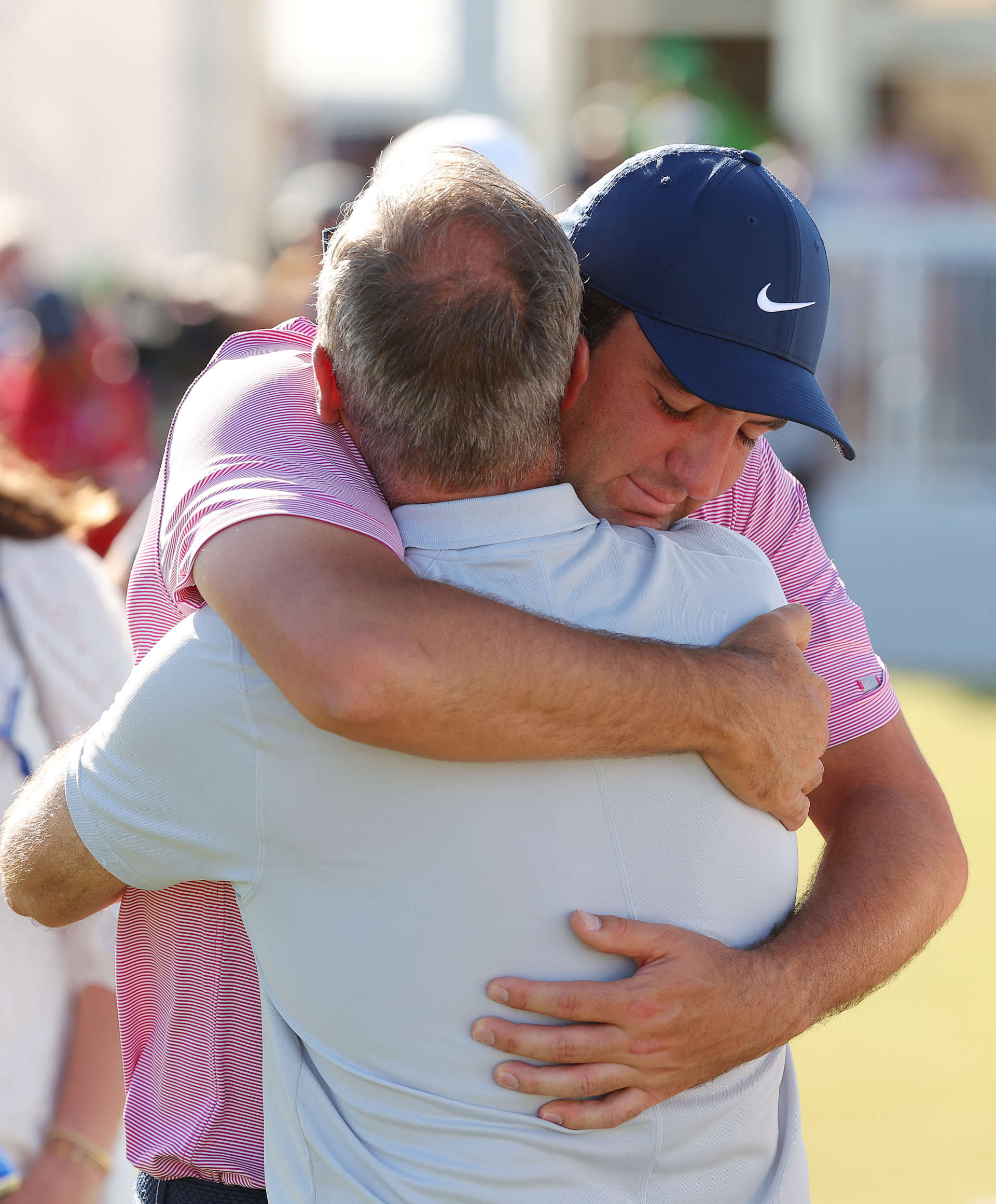 AUSTIN, TEXAS - MARCH 27: Scottie Scheffler of the United States celebrates after defeating Kevin Kisner of the United States 4&3 in their finals match to win the World Golf Championships-Dell Technologies Match Play at Austin Country Club on March 27, 2022 in Austin, Texas. (Photo by Kevin C. Cox/Getty Images)