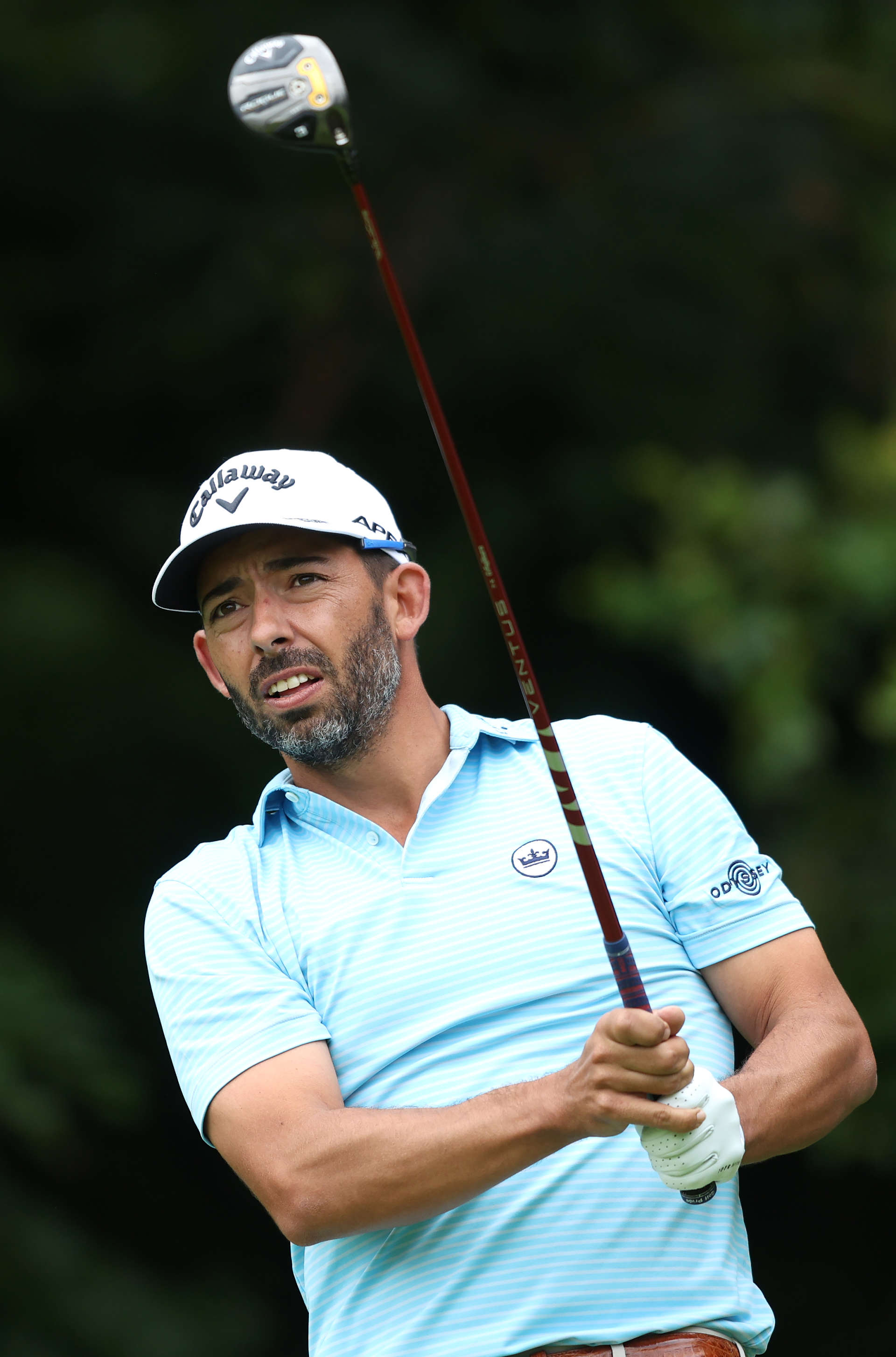 THOMASTOWN, IRELAND - JUNE 30: Pablo Larrazabal of Spain tees off on the 15th hole during the first round of the Horizon Irish Open at Mount Juliet Estate on June 30, 2022 in Thomastown, Ireland. (Photo by Richard Heathcote/Getty Images)