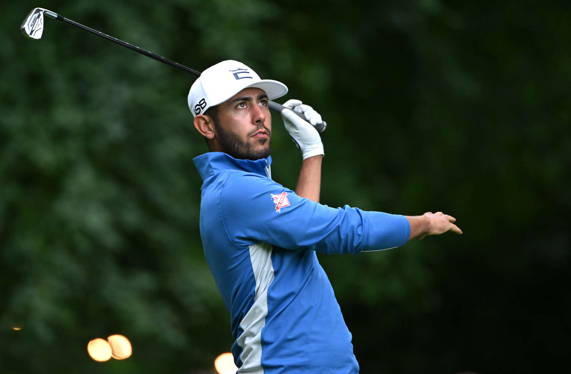 THOMASTOWN, IRELAND - JUNE 30: Jack Singh Brar of England tees off on the 11th hole during the first round of the Horizon Irish Open at Mount Juliet Estate on June 30, 2022 in Thomastown, Ireland. (Photo by Ross Kinnaird/Getty Images)