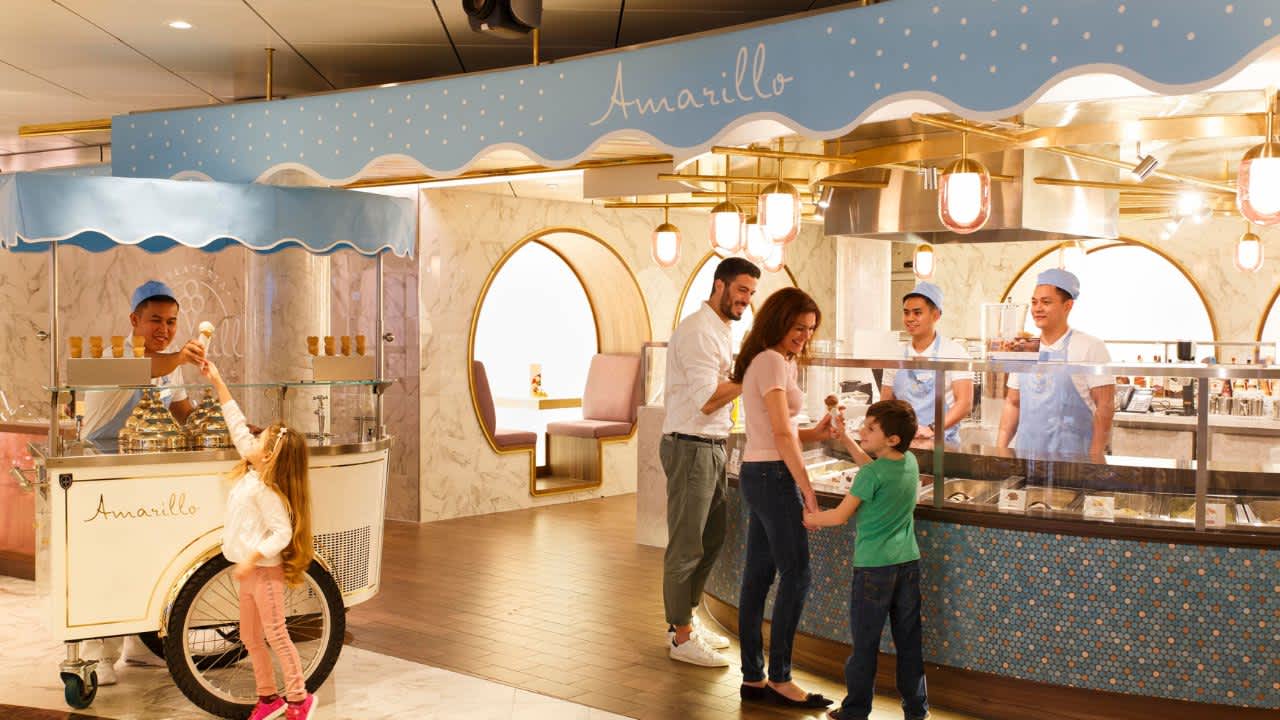 Hausgemachtes Eis italienischer Art - der perfekte Abschluss eines Tages. Geheimtipp: Nutella und Pistazie ist eine gelungene Kombination für alle, die es sehr süß und cremig mögen.