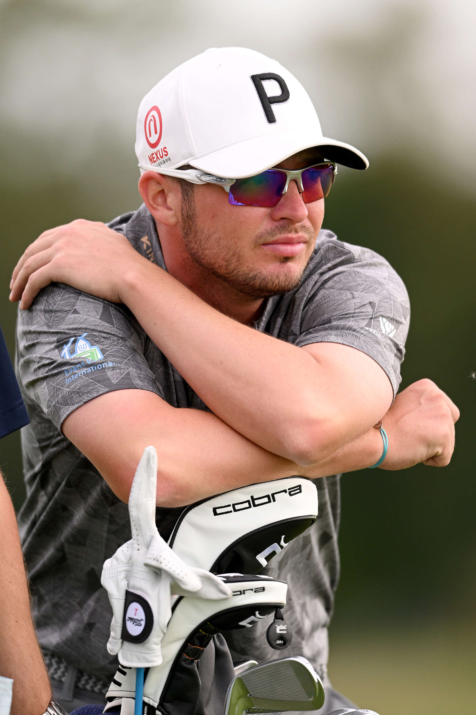 PARIS, FRANCE - SEPTEMBER 23: Ewen Ferguson of Scotland waits on the 14th hole on Day Two of the Cazoo Open de France at Le Golf National on September 23, 2022 in Paris, France. (Photo by Ross Kinnaird/Getty Images)