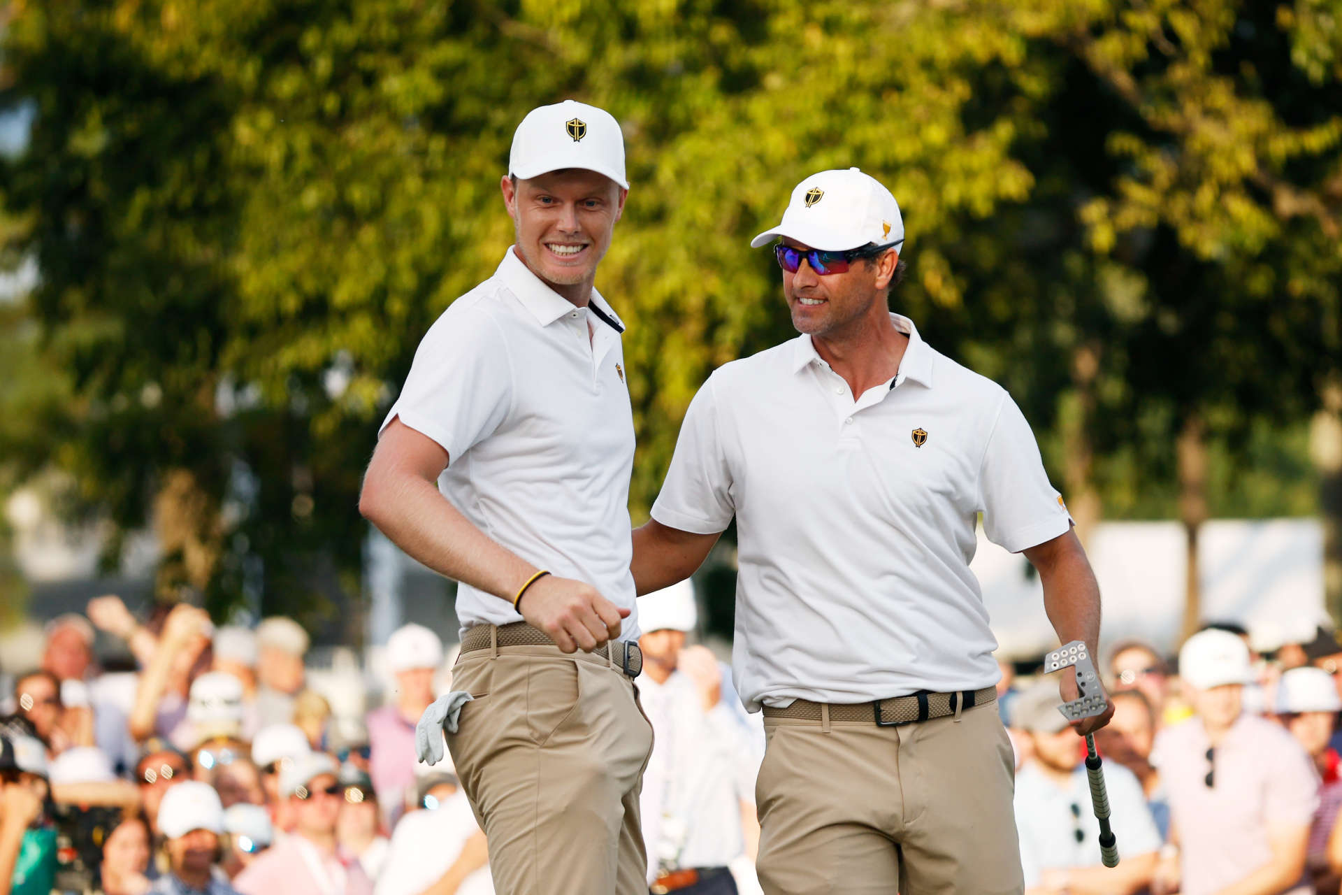 (L-R) Adam Scott und Cam Davis