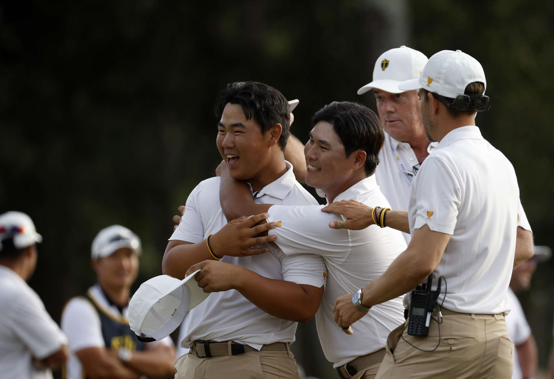 (L-R) Tom Kim und Si Woo Kim