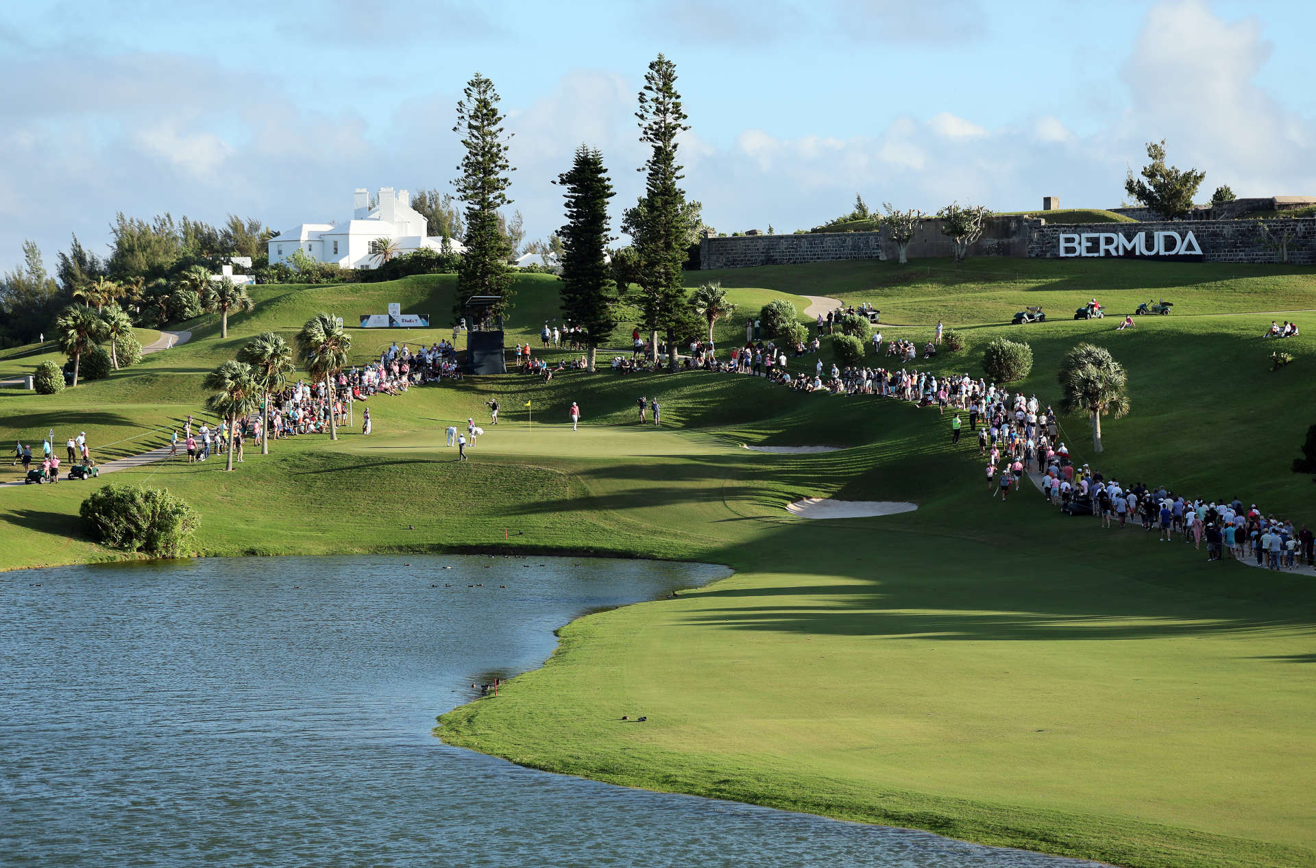 SOUTHAMPTON, BERMUDA - OCTOBER 30: A general view during the fourth round of the Butterfield Bermuda Championship at Port Royal Golf Course on October 30, 2022 in Southampton, . (Photo by Courtney Culbreath/Getty Images)