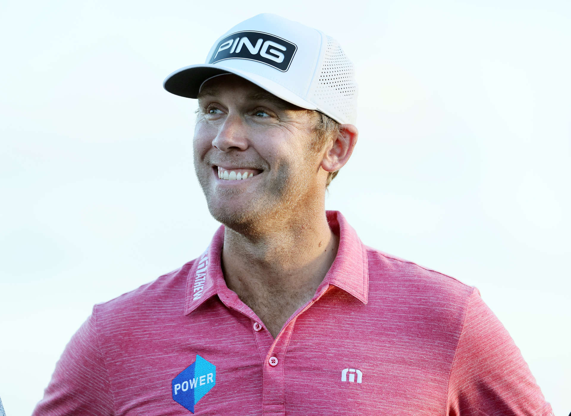 SOUTHAMPTON, BERMUDA - OCTOBER 30: Seamus Power of Ireland smiles after winning the Butterfield Bermuda Championship at Port Royal Golf Course on October 30, 2022 in Southampton, . (Photo by Andy Lyons/Getty Images)