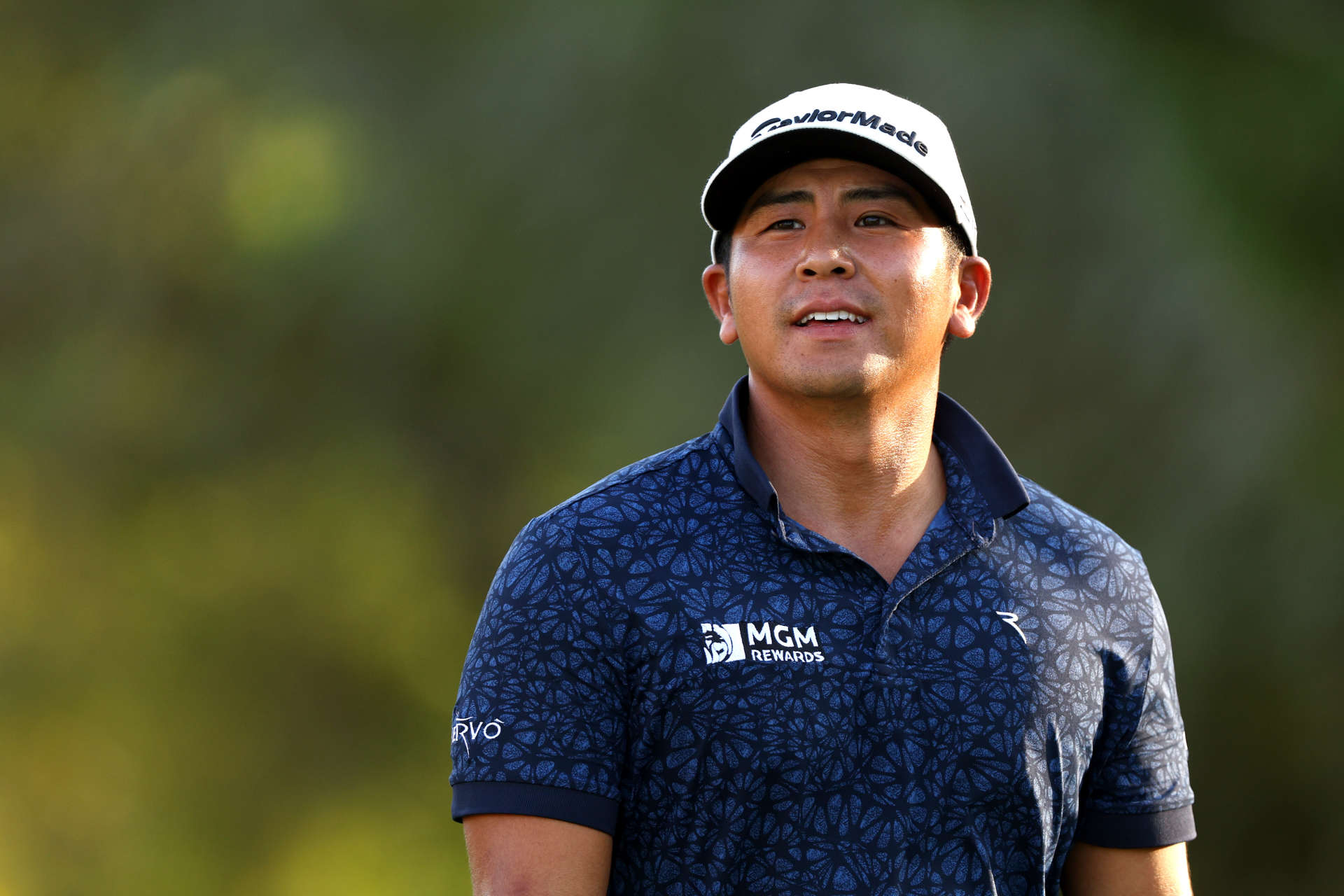 DUBAI, UNITED ARAB EMIRATES - NOVEMBER 18: Kurt Kitayama of United States looks on during Day Two of the DP World Tour Championship on the Earth Course at Jumeirah Golf Estates on November 18, 2022 in Dubai, United Arab Emirates. (Photo by Andrew Redington/Getty Images)